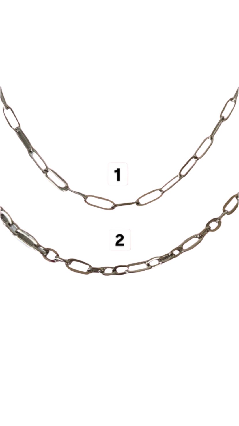 Bedelketting (6 bedels) - zilver