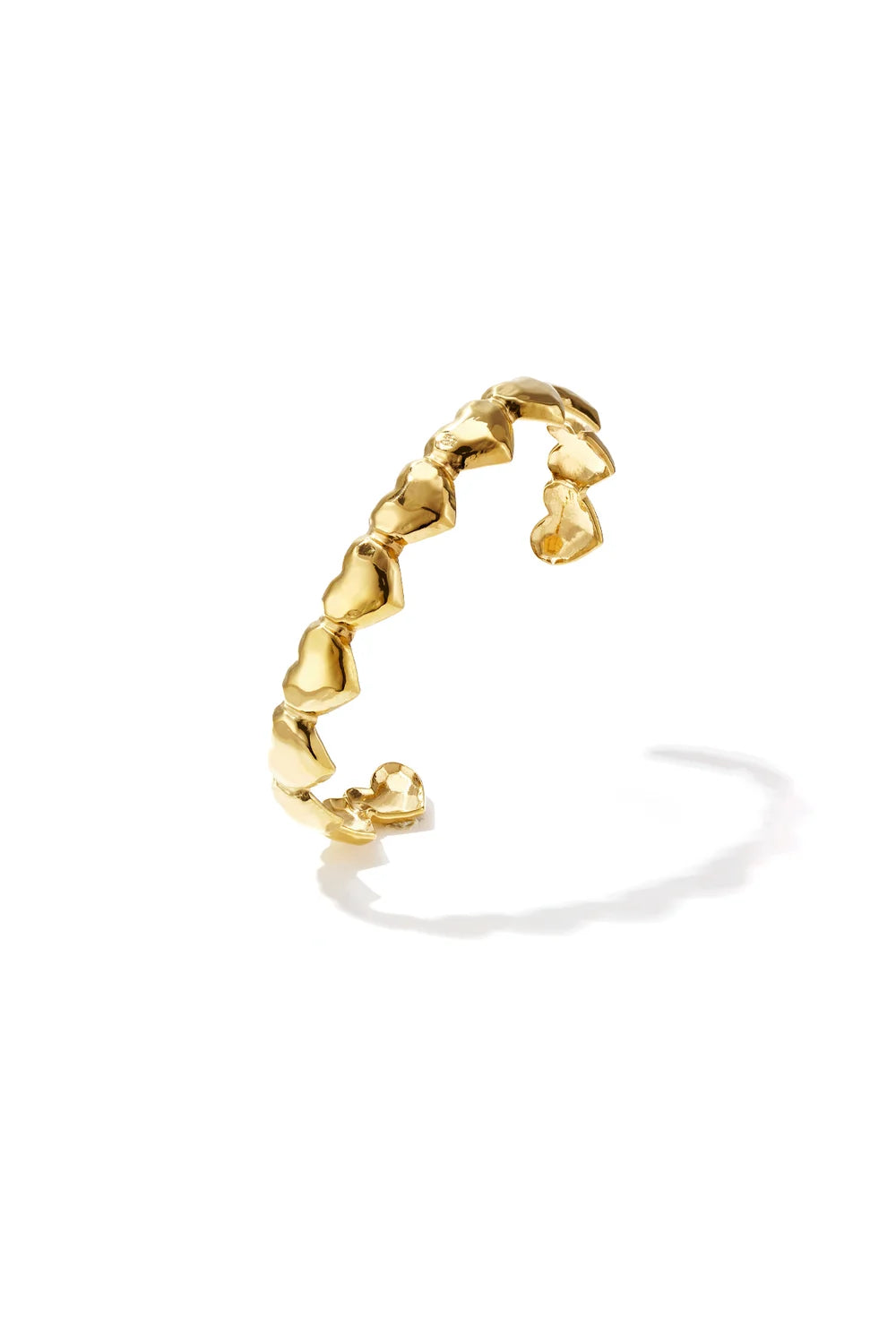 Linked heart bangle