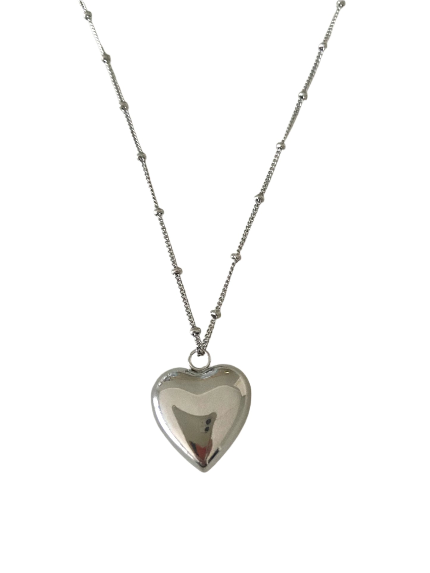 Chunky heart ketting