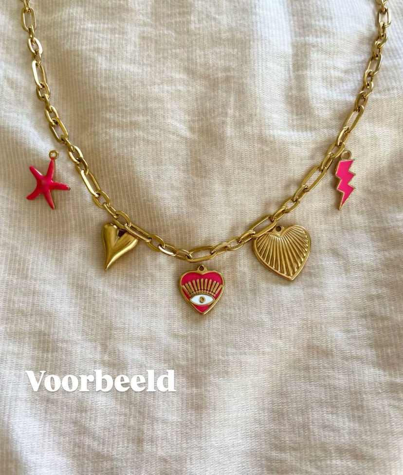Bedelketting (3 bedels) - goud