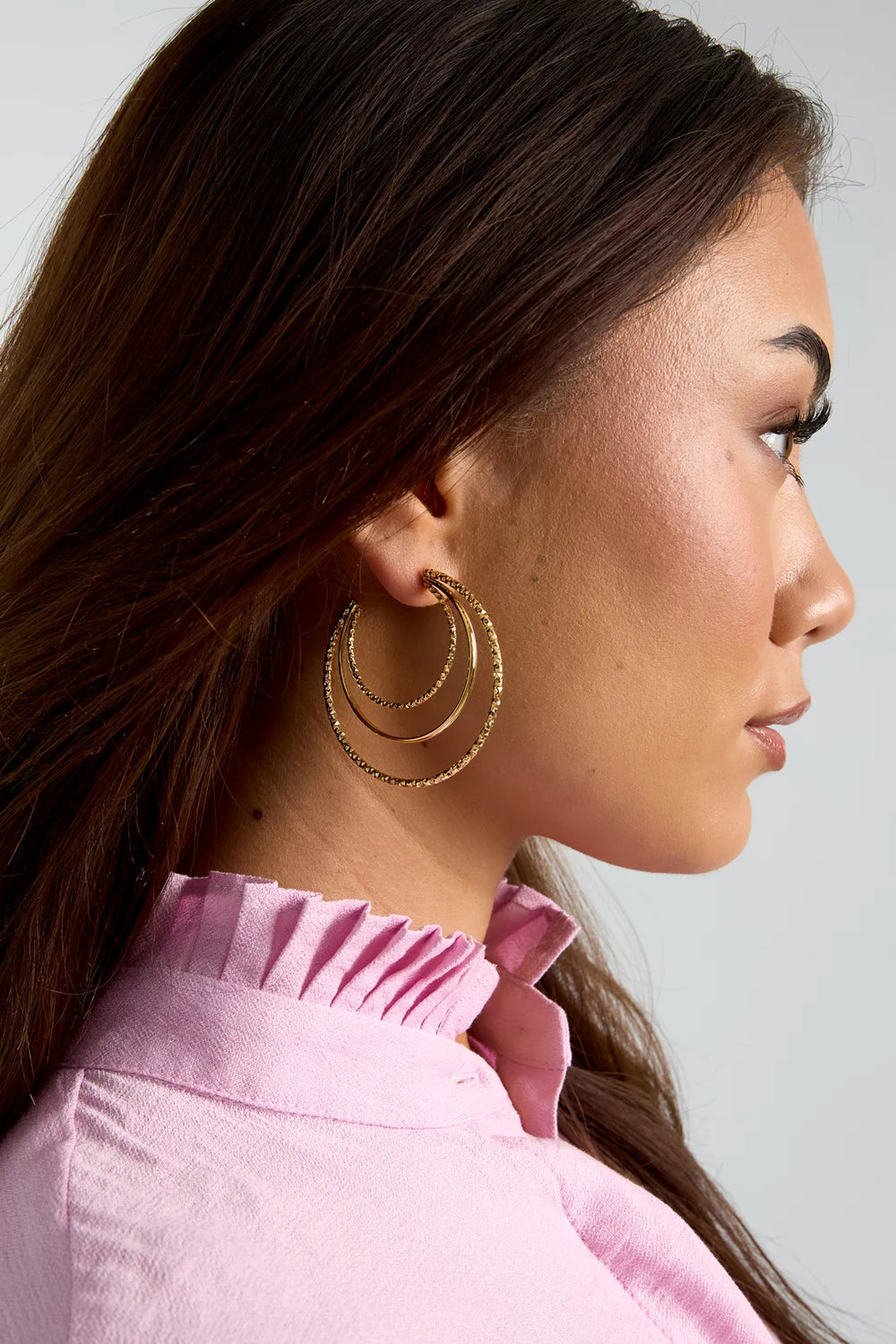 Layered Triple Hoops