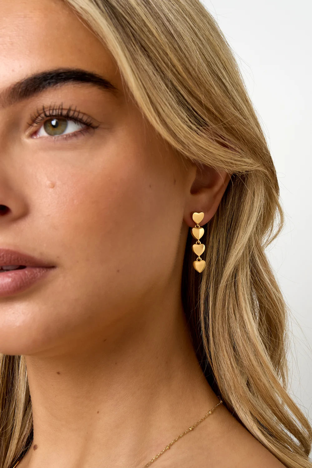Honey hearts oorbellen