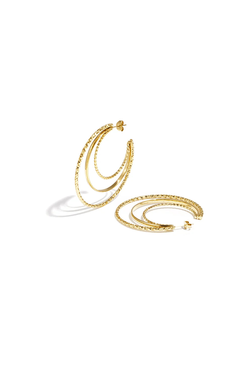 Layered Triple Hoops