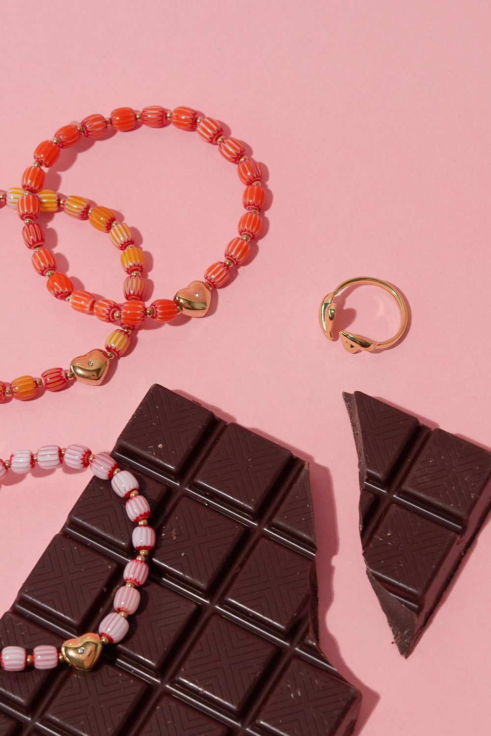 Statement heart ring