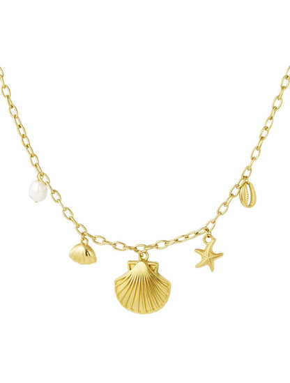 Schelpen bedelketting