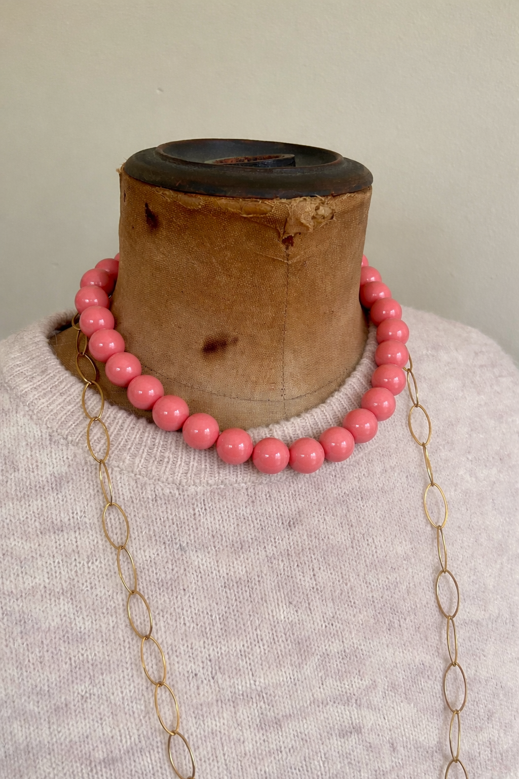 Deep Pink Kralenketting