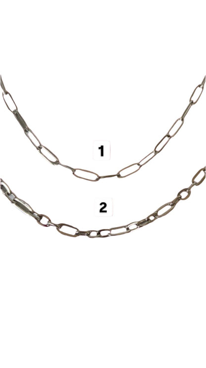 Bedelketting (6 bedels) - zilver
