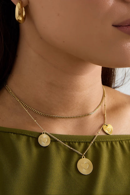Heart Coin Ketting