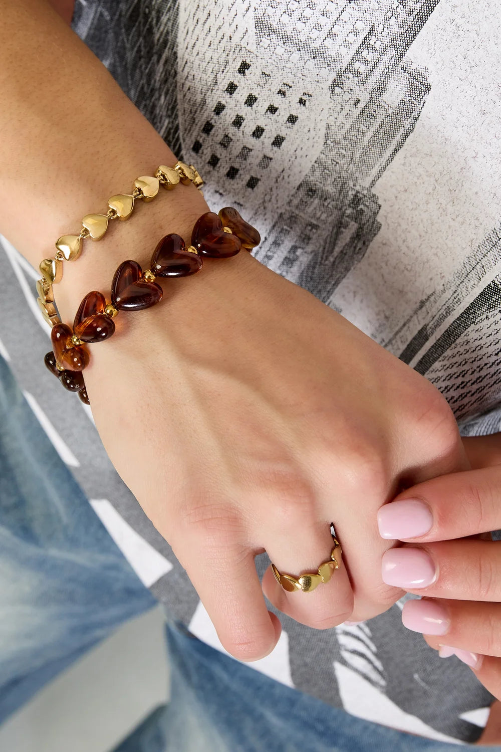 Amour Brown Armband