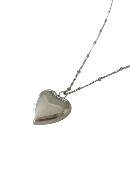 Chunky heart ketting