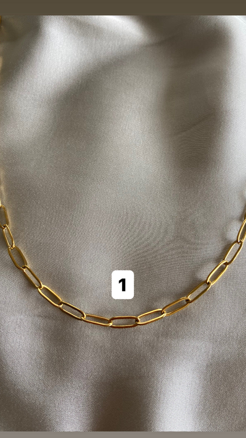 Bedelketting (6 bedels) - goud