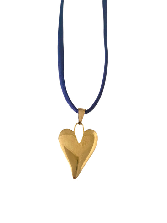 Navy touw ketting