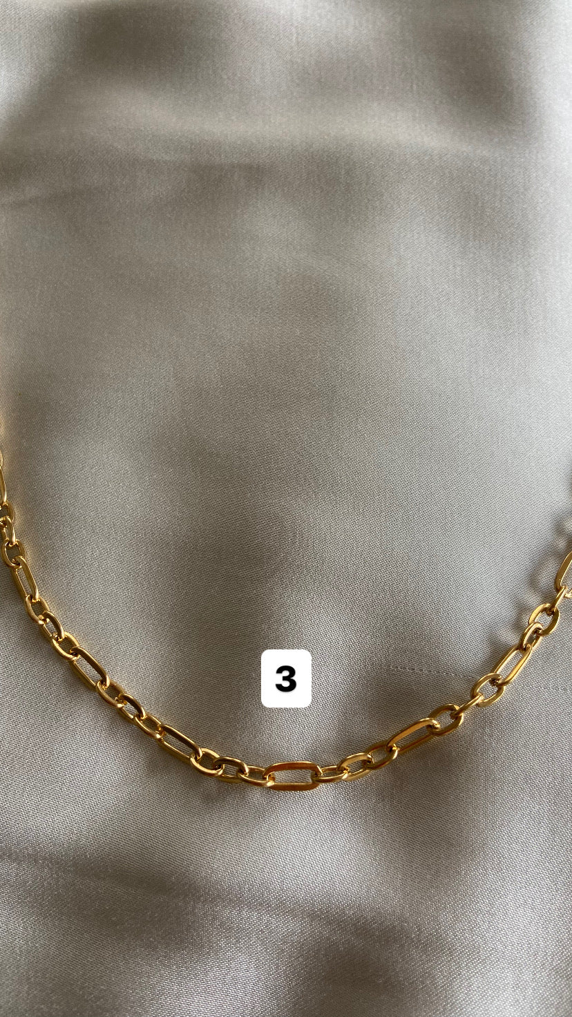 Bedelketting (6 bedels) - goud