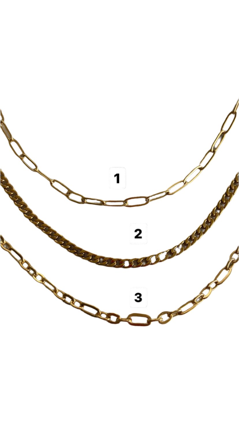 Bedelketting (7 bedels) - goud