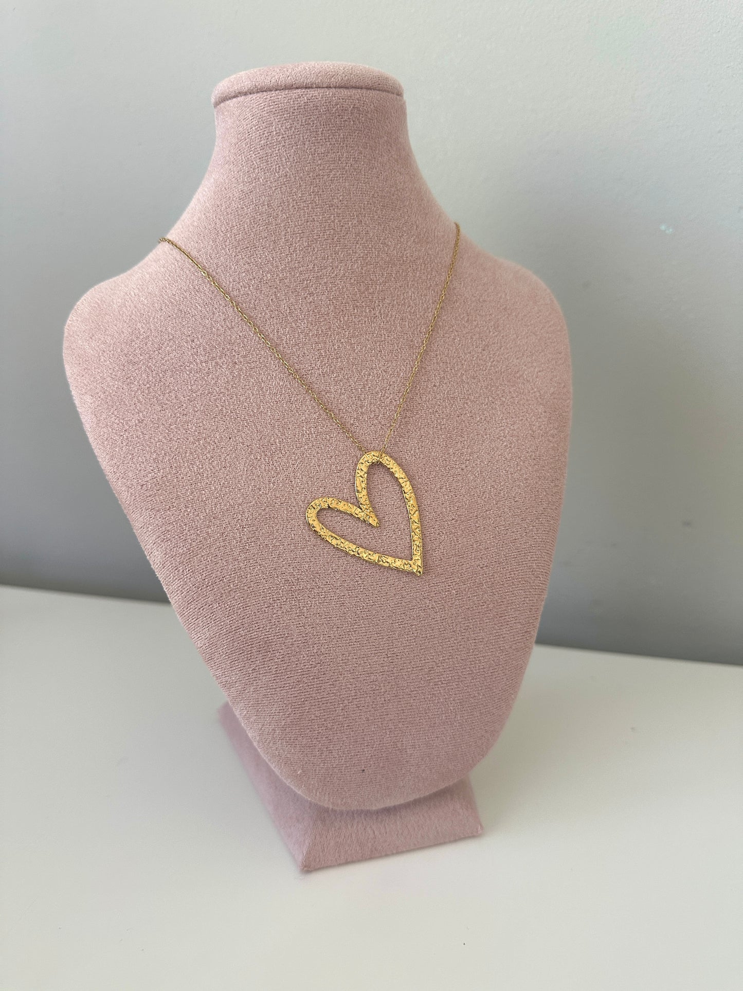 Lange Ketting Schuin Hart