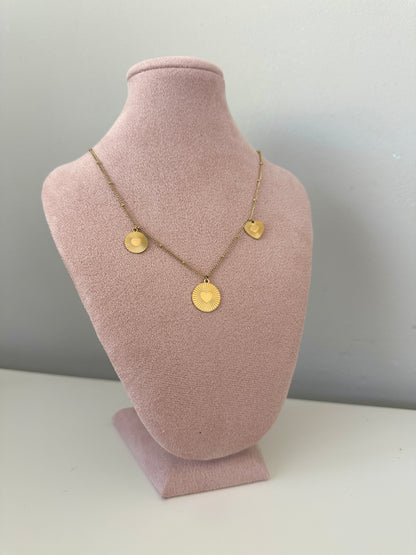Heart Coin Ketting