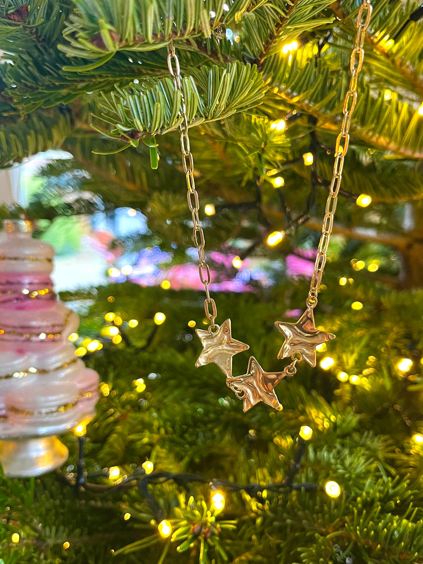 Triple sterren ketting