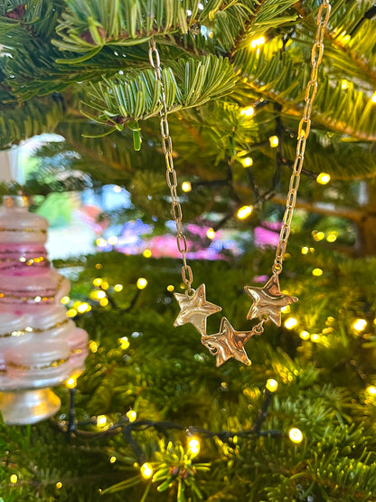 Triple sterren ketting