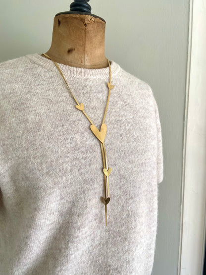 Lange ketting hartjes