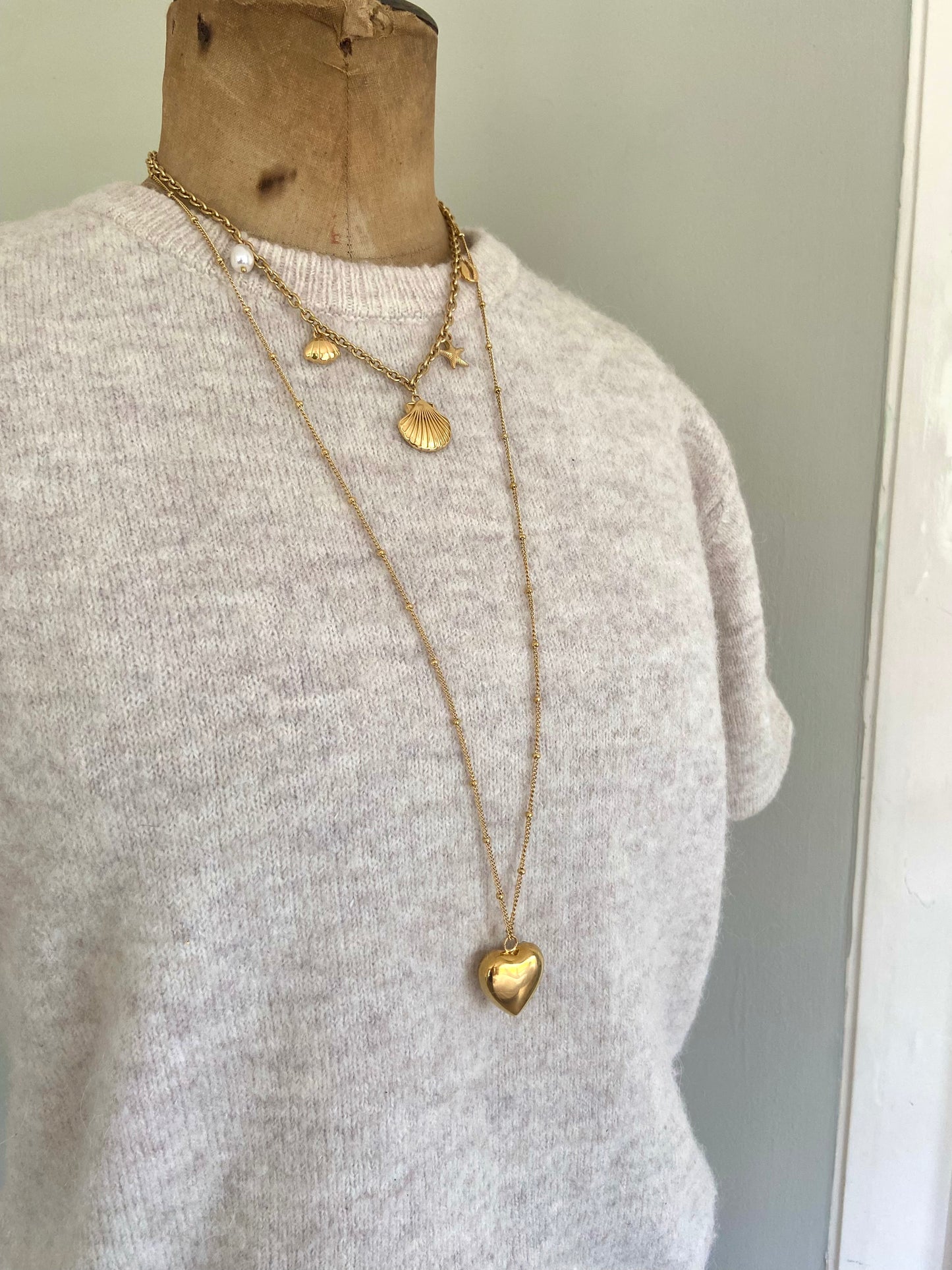 Schelpen bedelketting