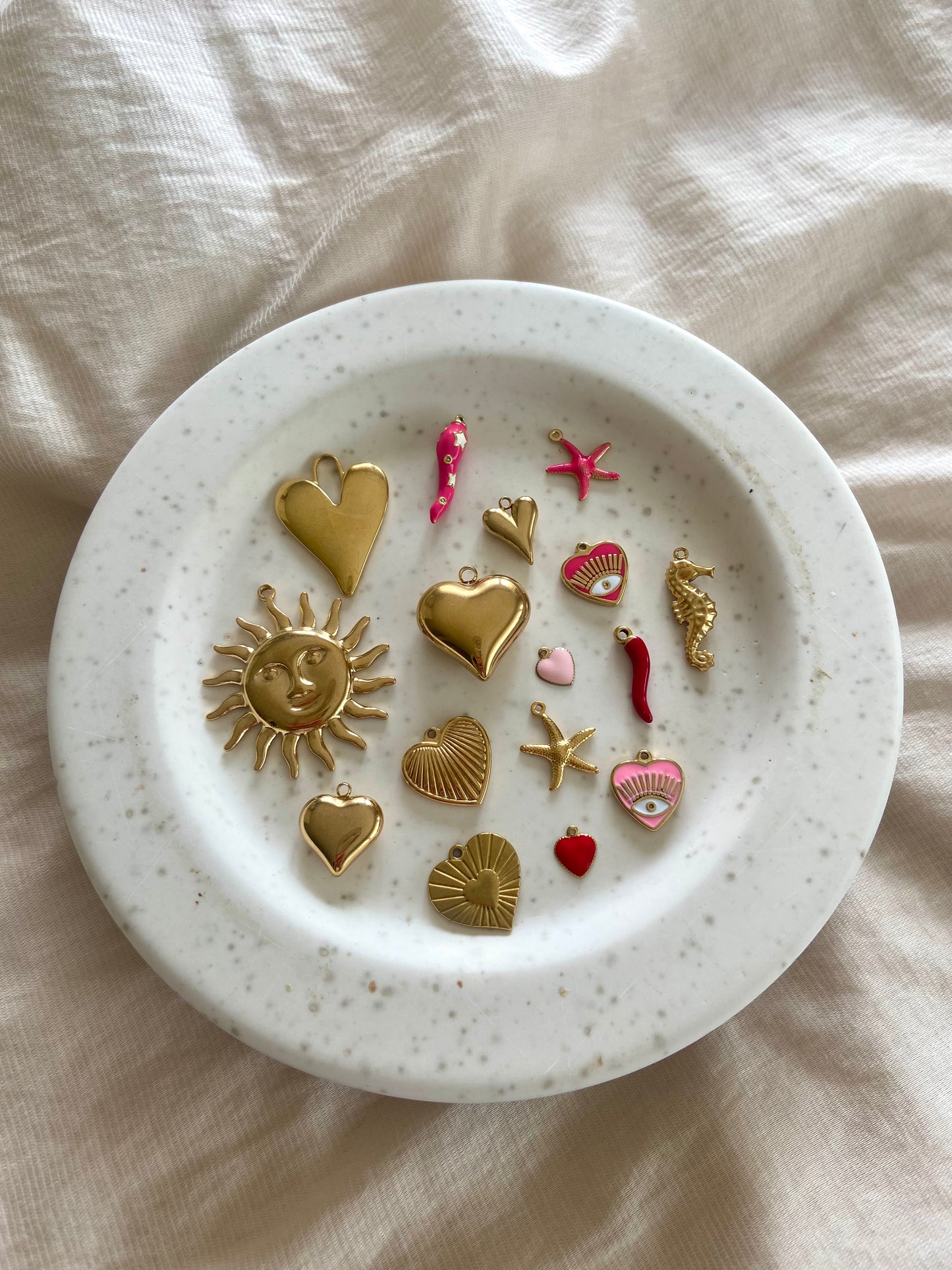 Bedelketting (2 bedels) - goud