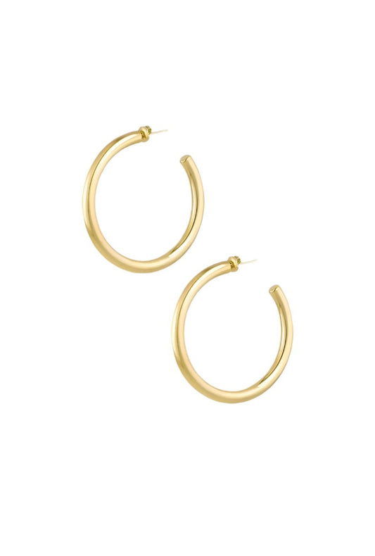 Statement Hoops - met knopjes