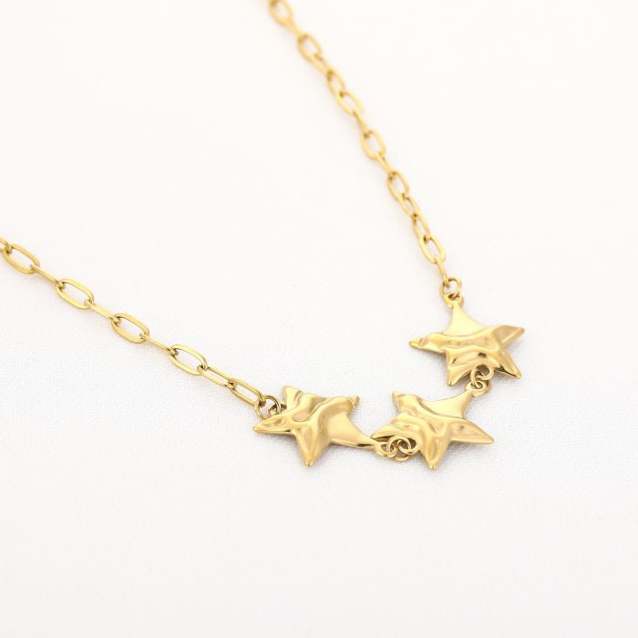 Triple sterren ketting