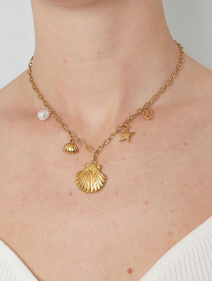 Schelpen bedelketting