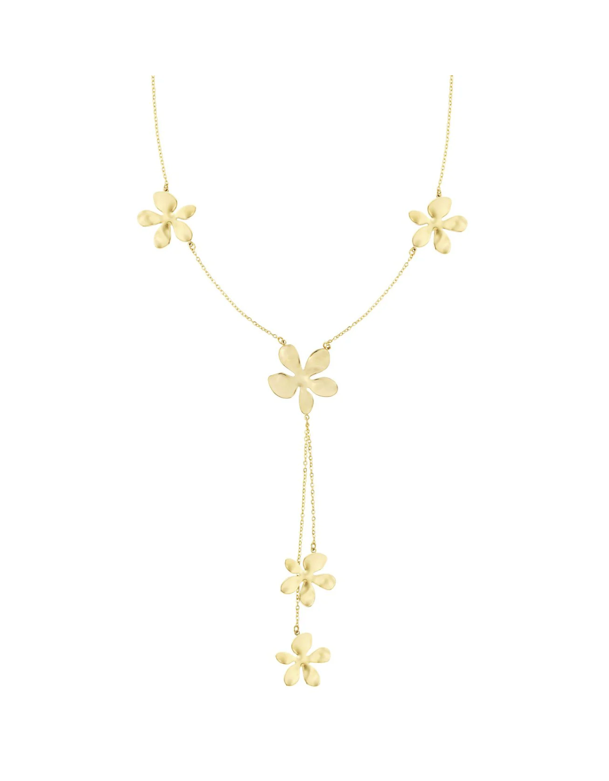 Lange bloemen ketting
