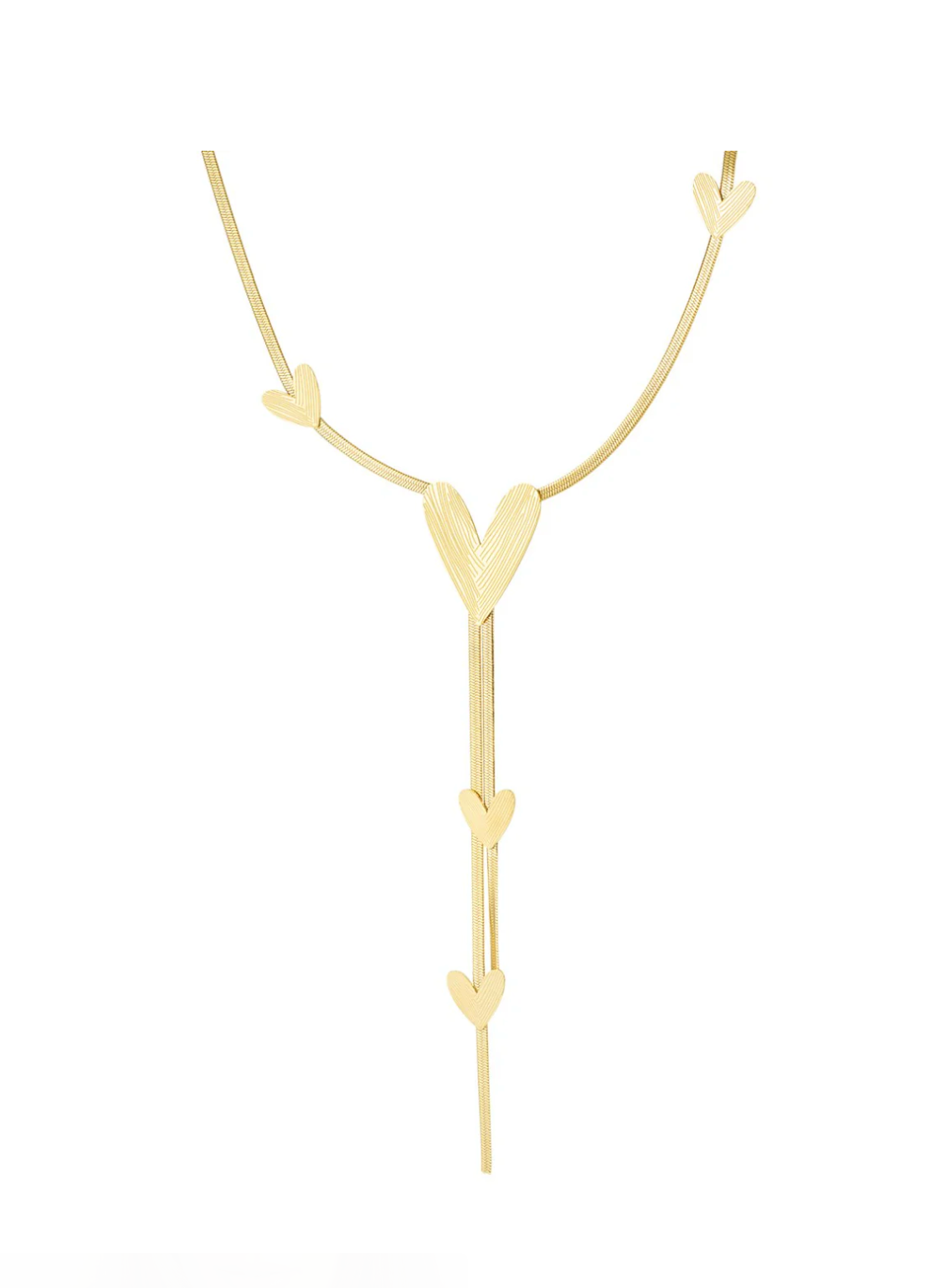 Lange ketting hartjes