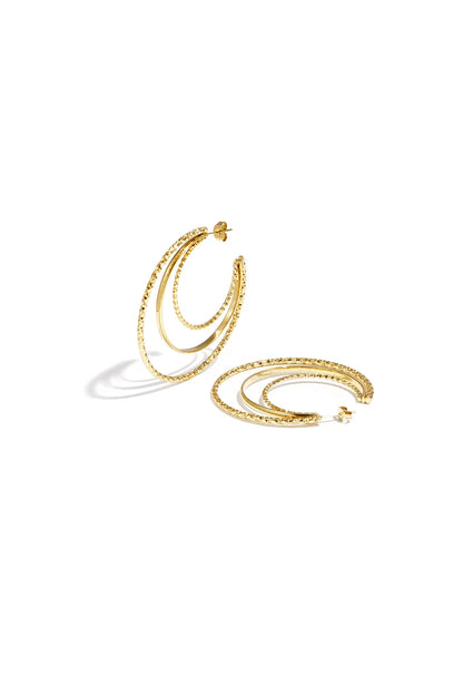 Layered Triple Hoops