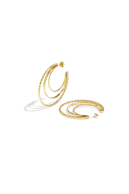 Layered Triple Hoops